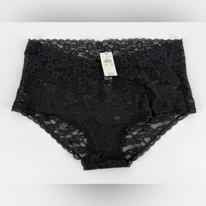 Aerie Elegant Black Lace Women's Panties